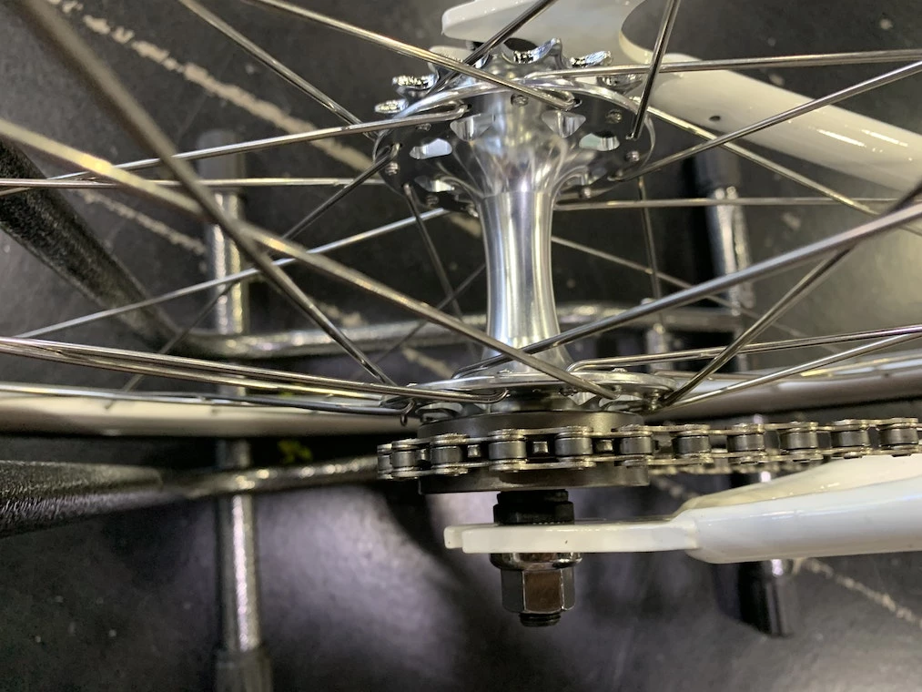 Fuji Feather Track Bike - White Gold Flake 2020 5 Fuji Feather Track Bike - White Gold Flake 2020 - Image 3