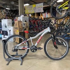 Fuji Dynamite 24" Sport Silver/Red Kids Bike 2022