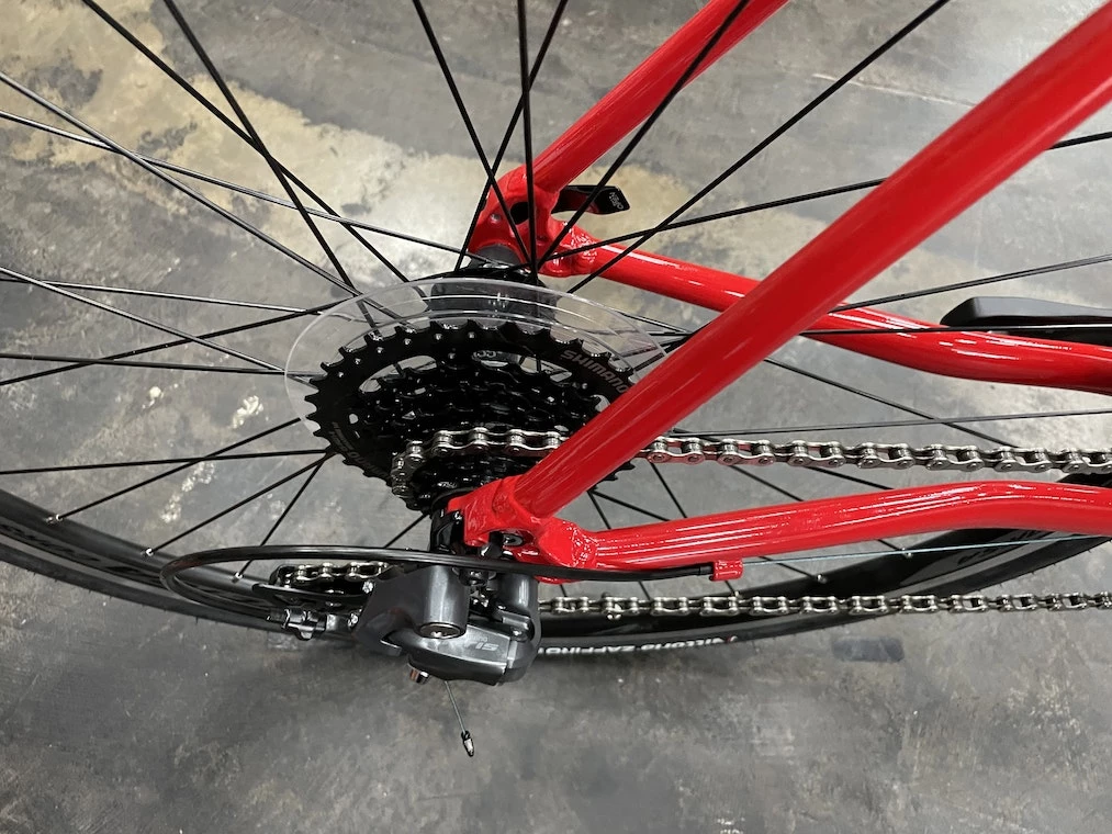 Fuji Sportif 2.3 Shimano Microshift R8 - Red 2021 9 Fuji Sportif 2.3 Shimano Microshift R8 - Red 2021 - Image 7